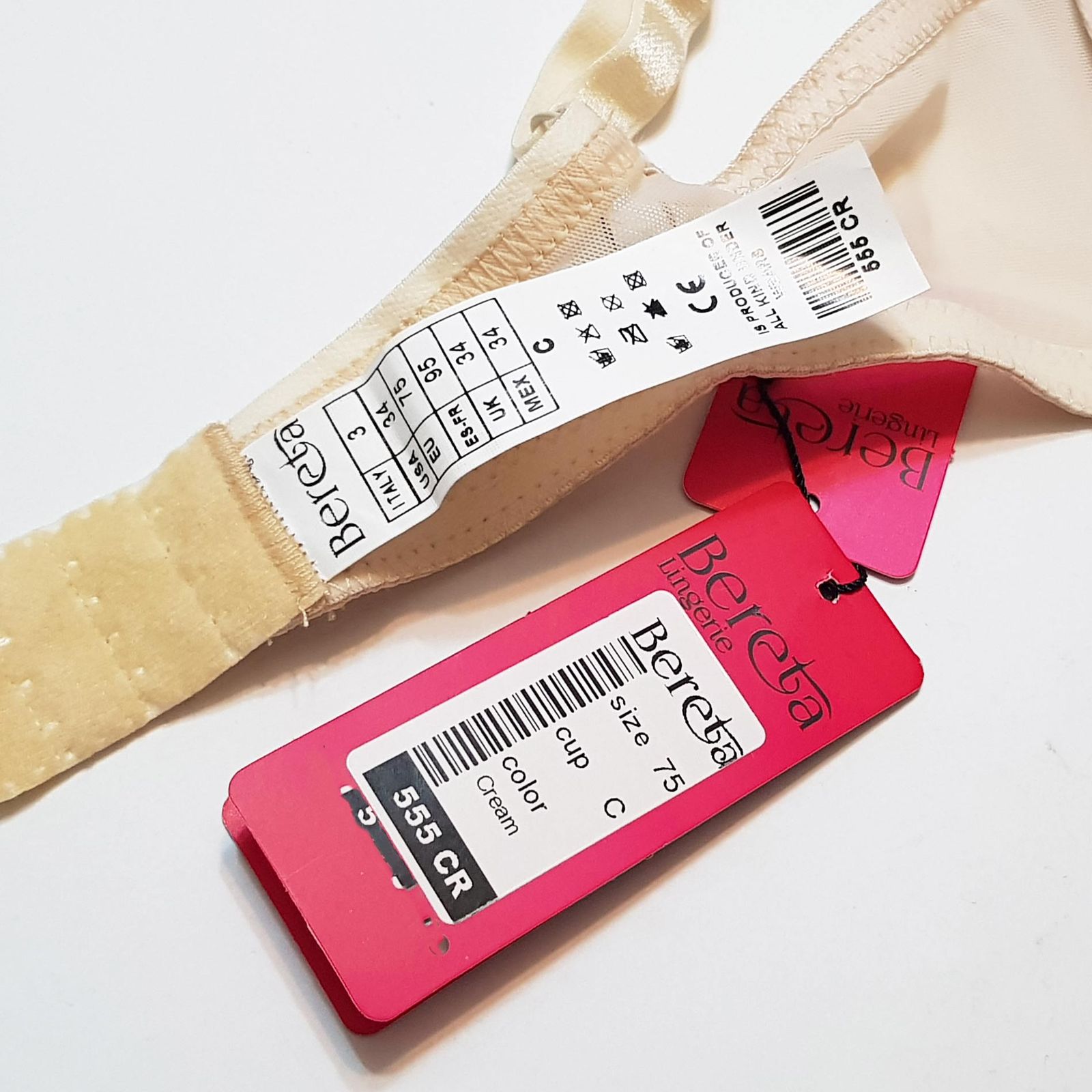 سوتین زنانه برتا مدل ساتن فنردار کد 5117-555-CR -  - 6