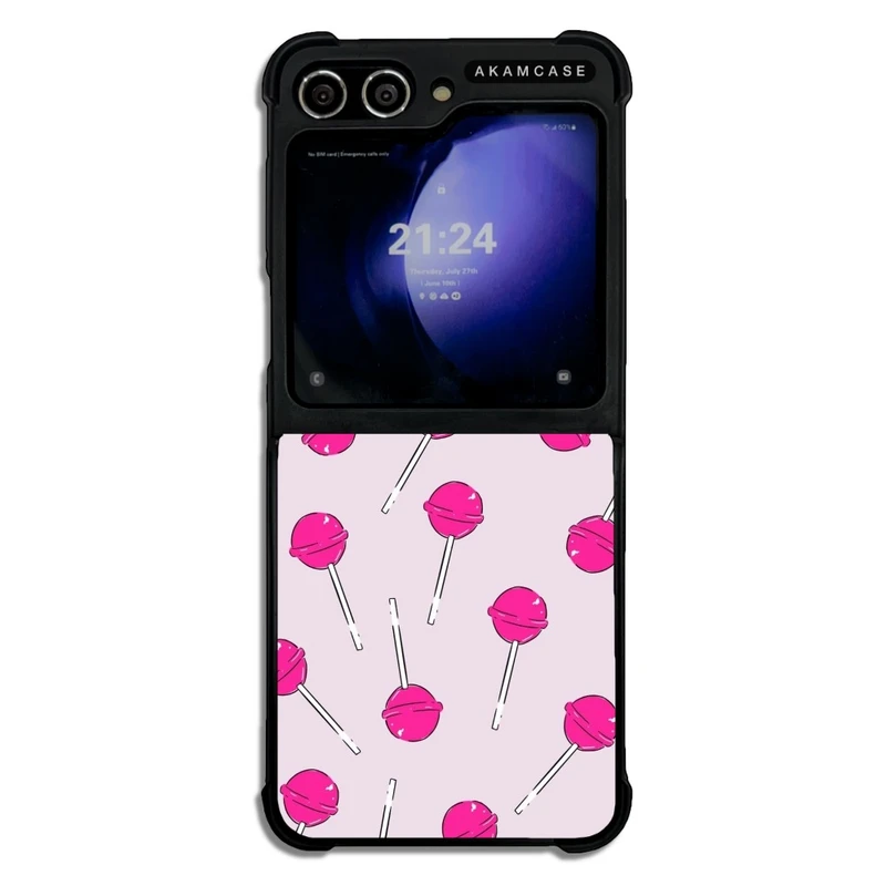 کاور آکام مدل AMC-WSGZFLIP5-PINK-22 مناسب برای گوشی موبایل سامسونگ Galaxy Z Flip 5