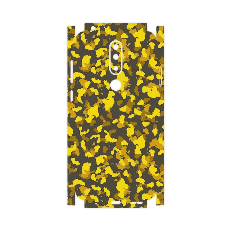 برچسب پوششی ماهوت مدل Yellow Infantry Army-FullSkin مناسب برای گوشی موبایل نوکیا 5.1 Plus