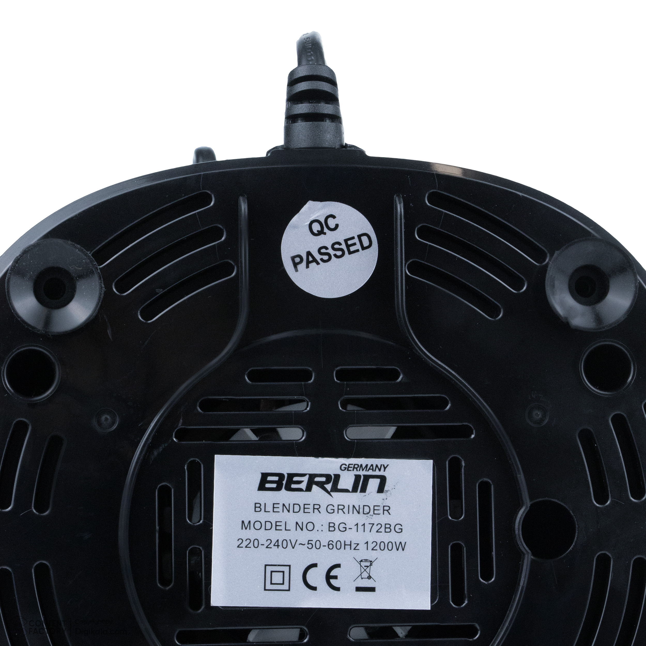 مخلوط کن و آسیاب کن برلین مدل BG-1172 مخلوط کن و آسیاب کن برلین مدل BG-1172