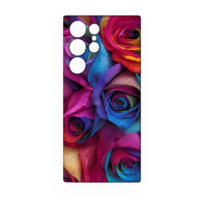 کاور مدل گل رز کد 199 مناسب برای گوشی موبایل سامسونگ galaxy s22 ultra