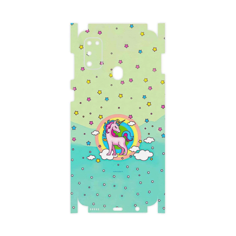 برچسب پوششی ماهوت مدل Rainbow unicorn adventure-FullSkin مناسب برای گوشی موبایل سامسونگ Galaxy M30s