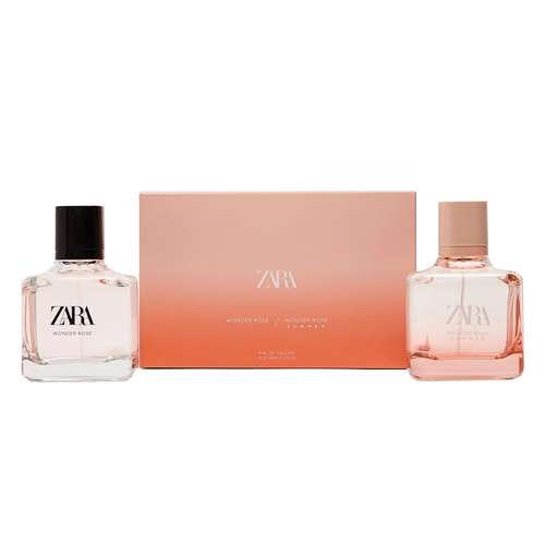 ست ادو تویلت زنانه زارا مدل واندر رز حجم 80 میلی لیتر مجموعه 2 عددی