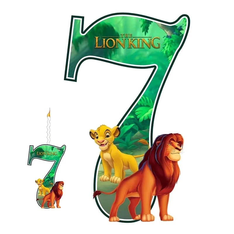 استند تولد مدل عدد 7 طرح شیرشاه به همراه شمع