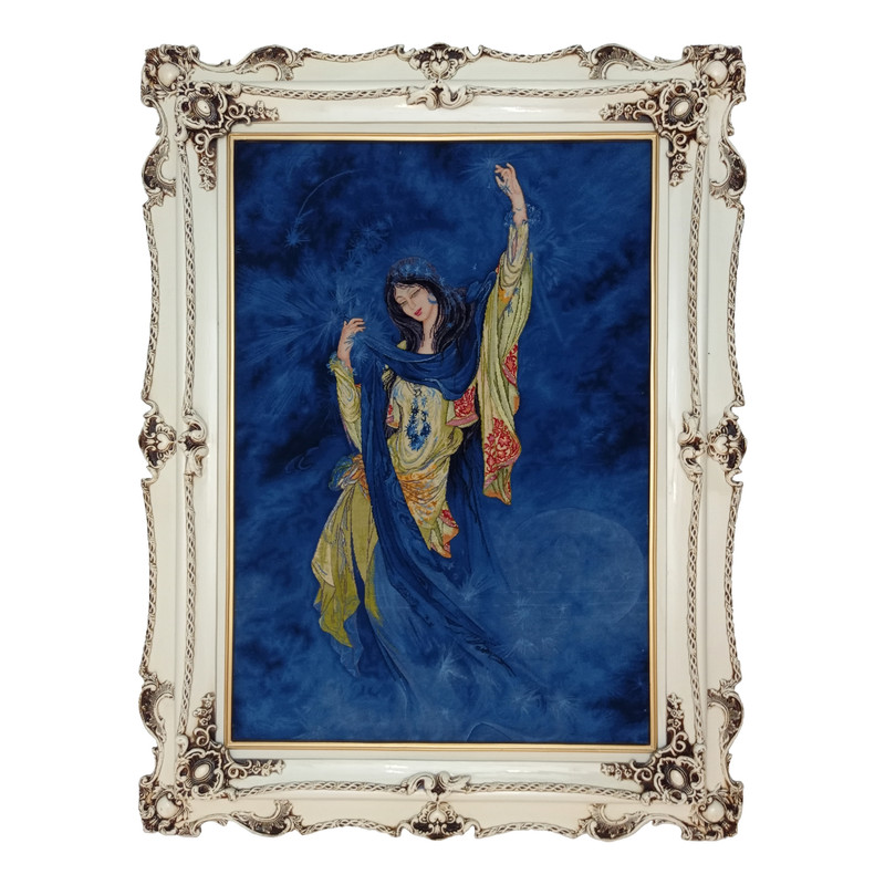 تابلو فرش دستباف مدل ستاره صبح