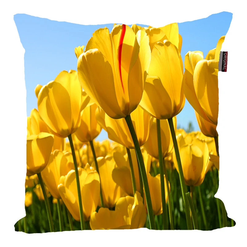 کوسن ناریکو مدل فانتزی طرح گل کد 03187