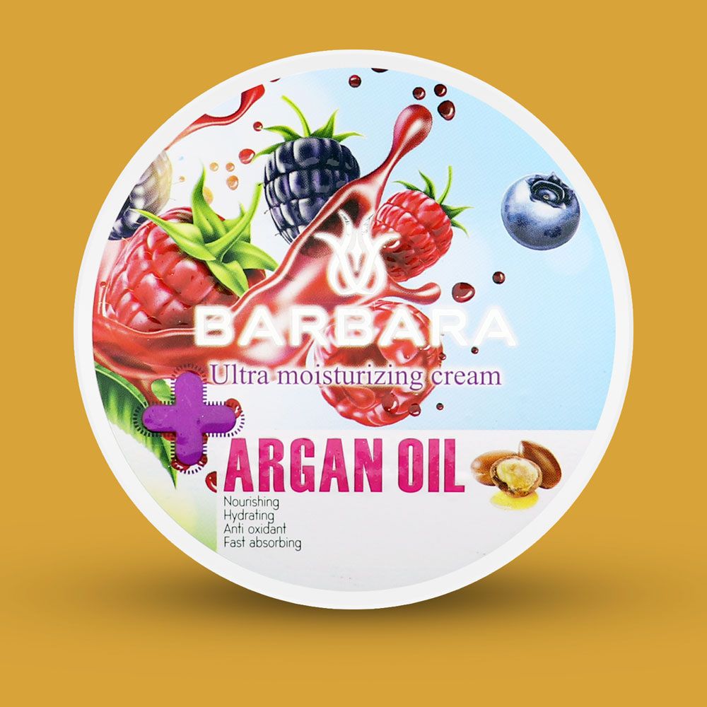 کرم مرطوب کننده باربارا مدل آرگان حجم 250 میلی لیتر به همراه کرم آبرسان باربارا مدل بلوبری حجم 250 میلی لیتر -  - 2