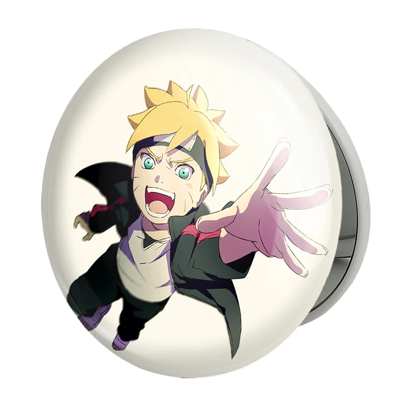 آینه جیبی خندالو طرح بوروتو اوزوماکی انیمه بوروتو Boruto مدل تاشو کد 15728 