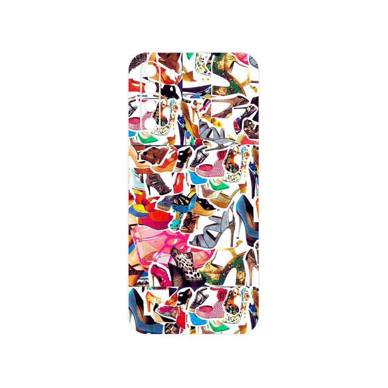 برچسب پوششی ماهوت مدل Collage of High heel Shoes مناسب برای گوشی موبایل جی پلاس X10