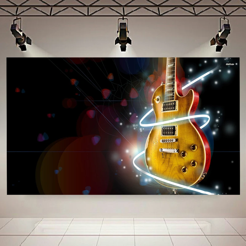 پوستر پارچه ای طرح گیتار بیس کد AR19410