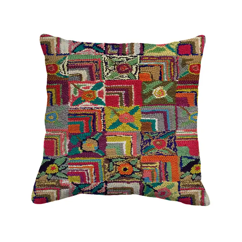 کاور کوسن طرح چهارخونه کد 5233