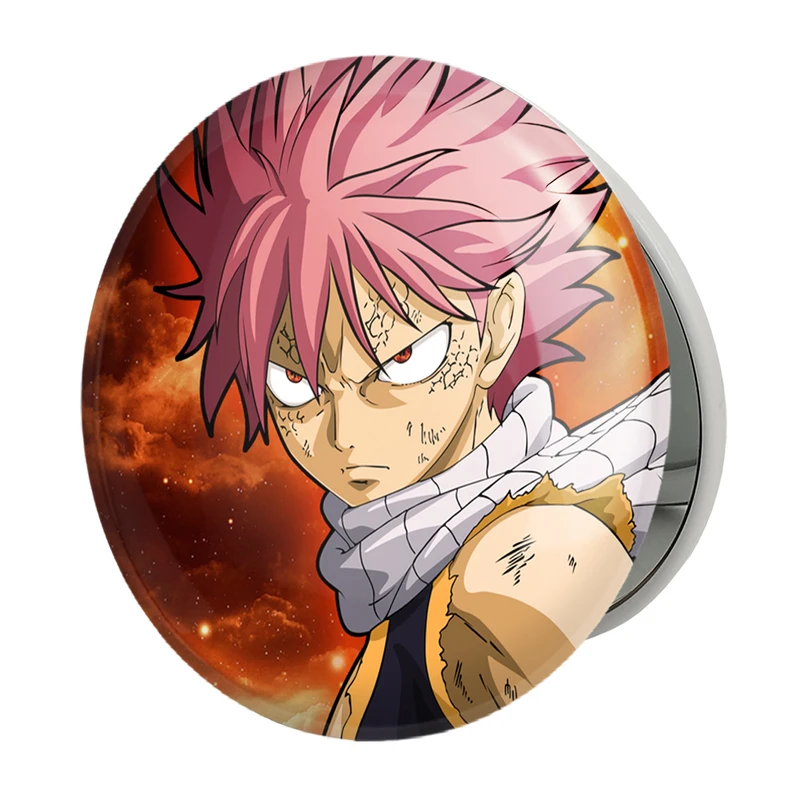 آینه جیبی خندالو طرح ناتسو انیمه فری تیل Fairy Tail مدل تاشو کد 16500 