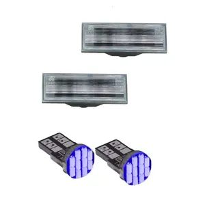 چراغ پلاک خودرو کالانیکس مدل EK-132BLU-10704 مناسب برای پراید 132   به همراه لامپ مجموعه 4 عددی