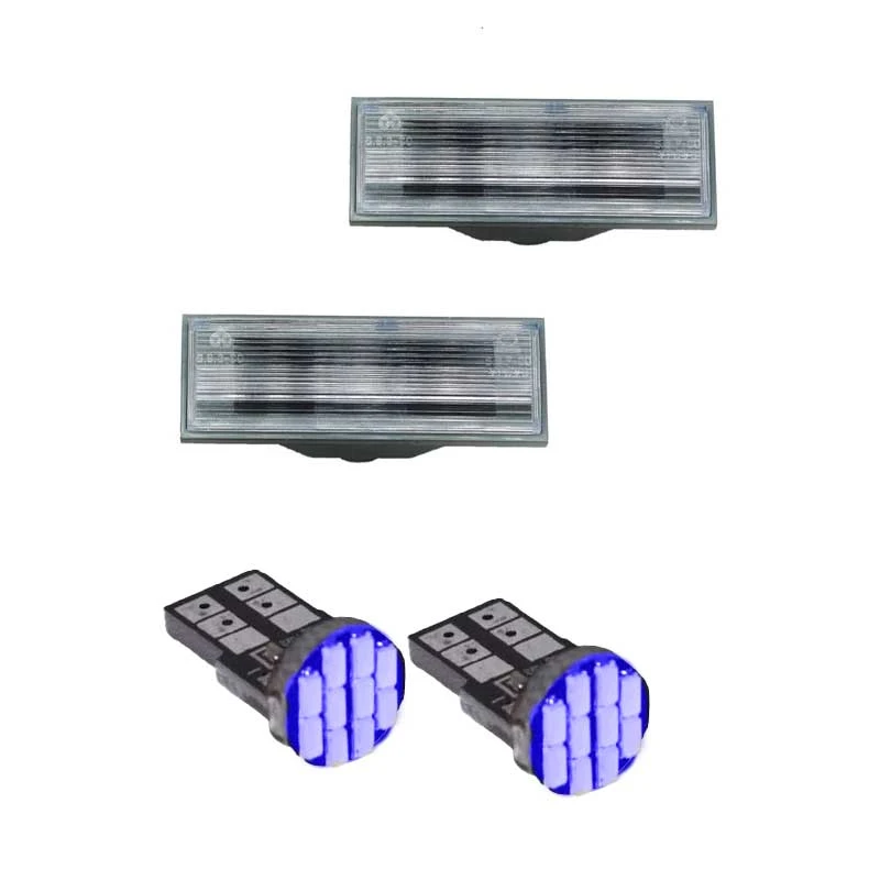 چراغ پلاک خودرو کالانیکس مدل EK-132BLU-10704 مناسب برای پراید 132   به همراه لامپ مجموعه 4 عددی