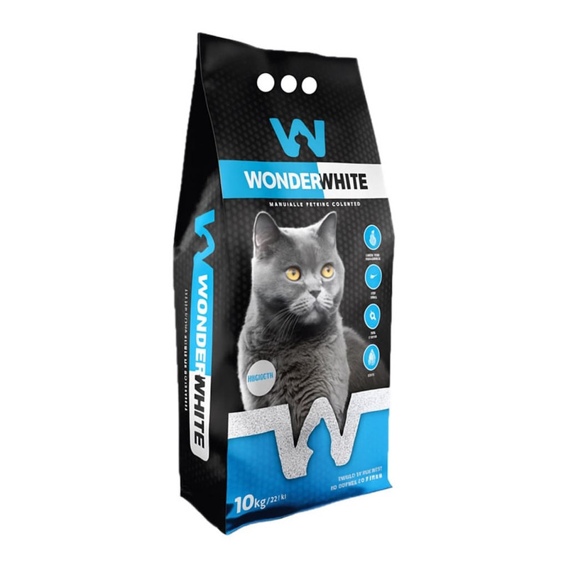 خاک گربه واندر وایت مدل Unscented وزن ۱۰کیلوگرم