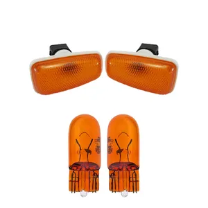 چراغ گلگیر خودرو قطعه سازان کبیر مدل LIGHT-PRIDEORG-30946 مناسب برای پراید به همراه لامپ مجموعه 4 عددی