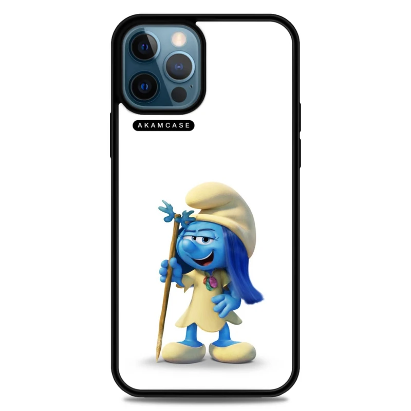 کاور آکام مدل AMC-WA12PROMAX-SMURFS-21 مناسب برای گوشی موبایل اپل iPhone 12 Pro Max