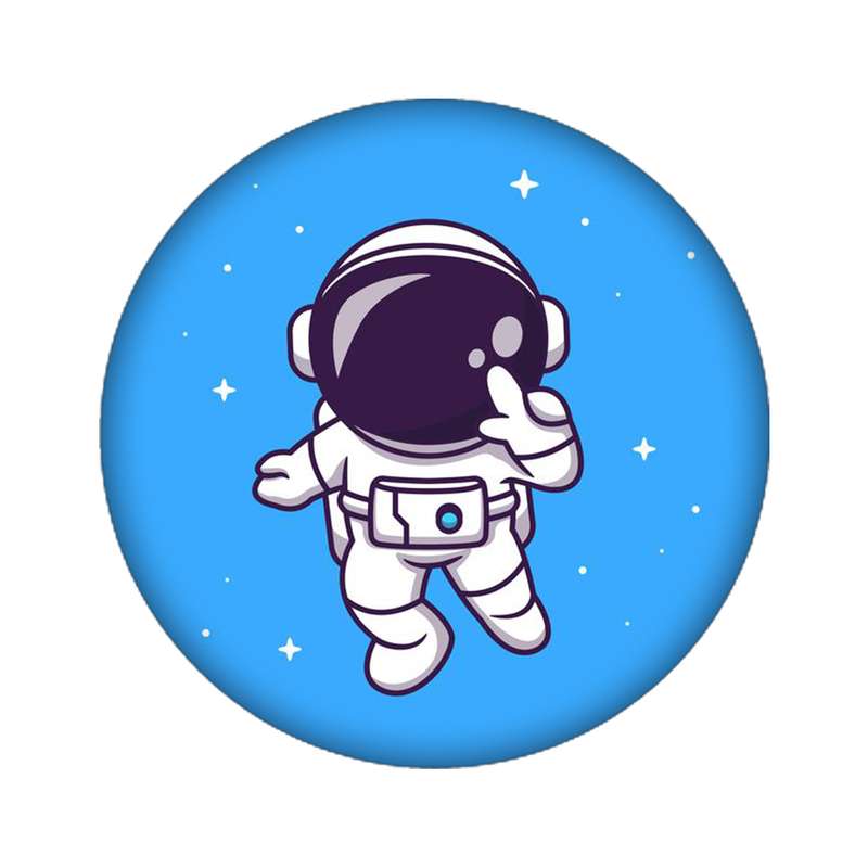 استیکر تزئینی موبایل مدل فضانورد کد 4753