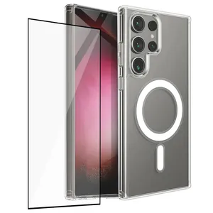 Sprig CLR Magsafe cover suitable for Samsung Galaxy S25 Ultra with screen protector