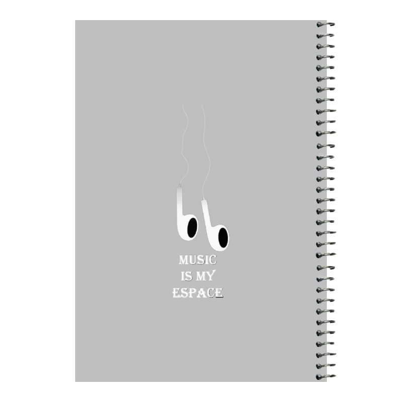 دفتر مشق 80 برگ اس جی مدل هندزفری   