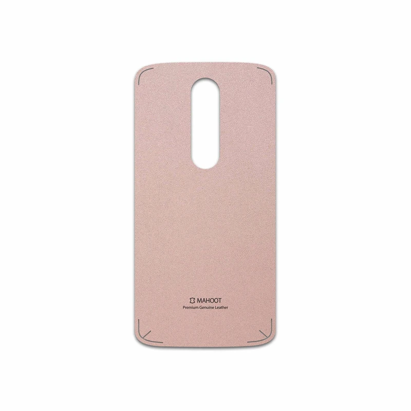 برچسب پوششی ماهوت مدل Rose Gold Leather مناسب برای گوشی موبایل موتورولا Moto X Force