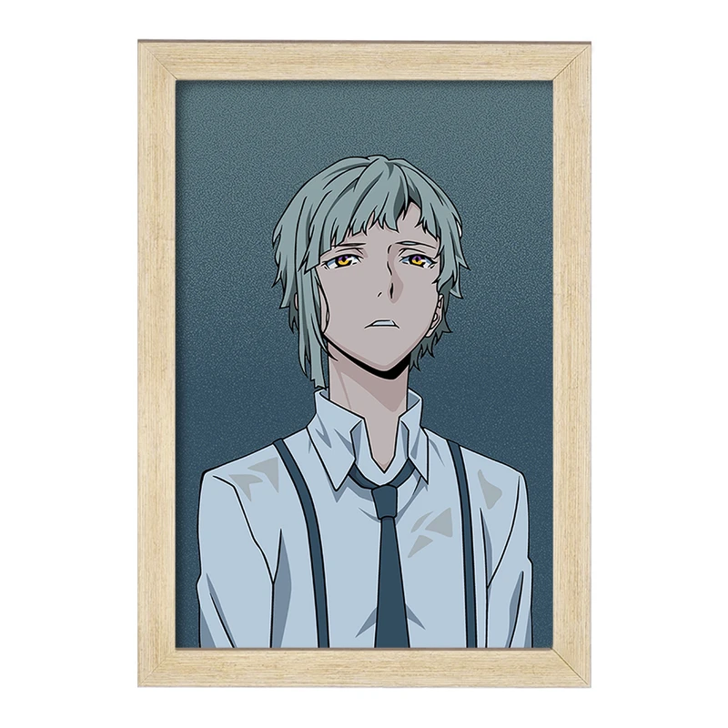 تابلو خندالو مدل ناکاجیما اتسوشی انیمه سگ های ولگرد بانگو  کد 11764