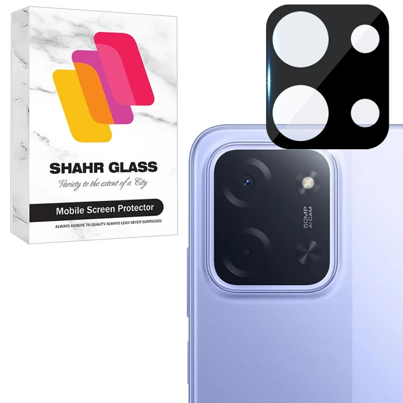 محافظ لنز دوربین شیشه ای شهر گلس مدل LFUD20 مناسب برای گوشی موبایل شیائومی Poco C85 4G