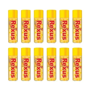 آبمیوه آناناس با تکه های آلوئه ورا حبابی رکسوس - 320 میلی لیتر بسته 12 عددی