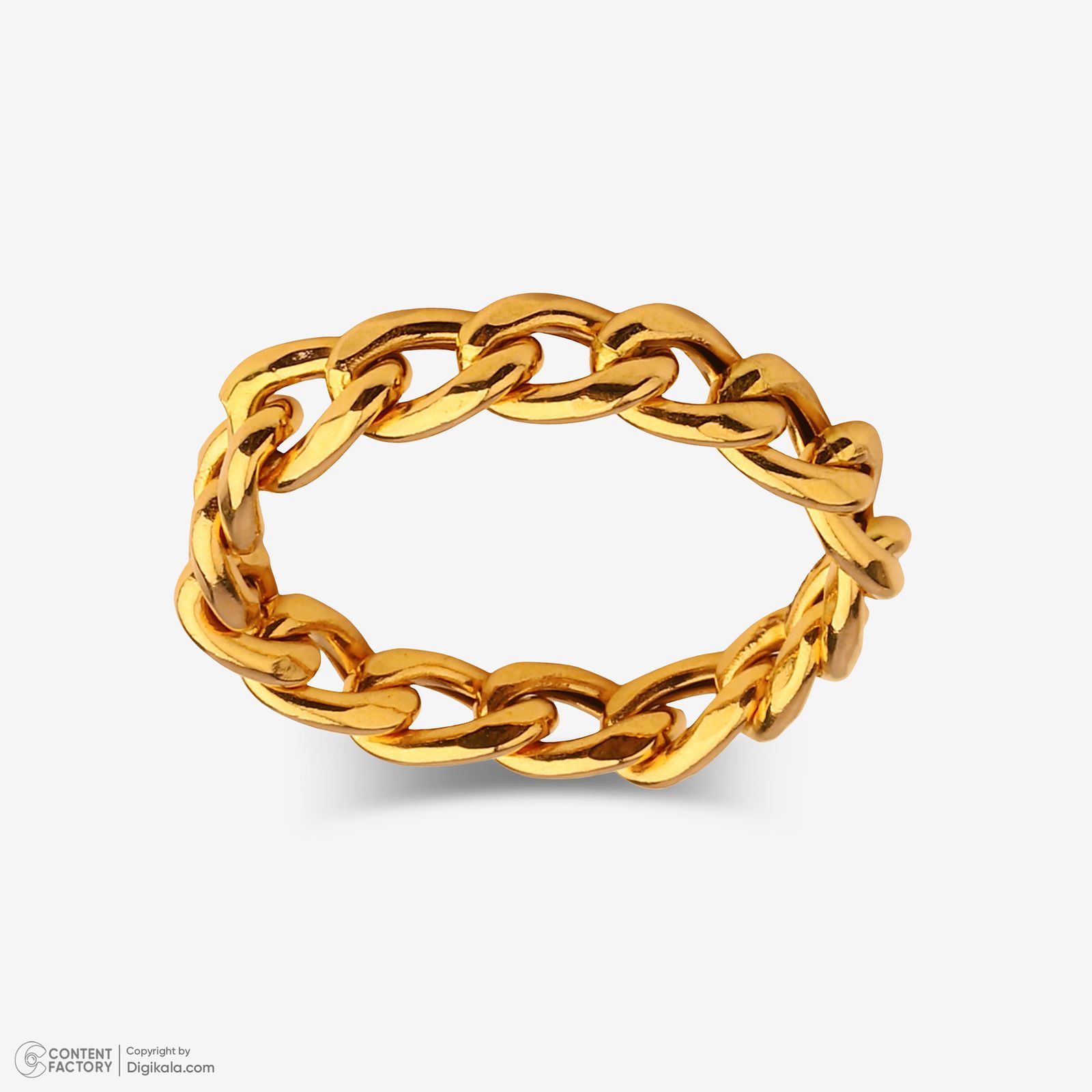 انگشتر طلا 18 عیار زنانه با طرح کارتیه مدل 0827 سایز 54 - - 4