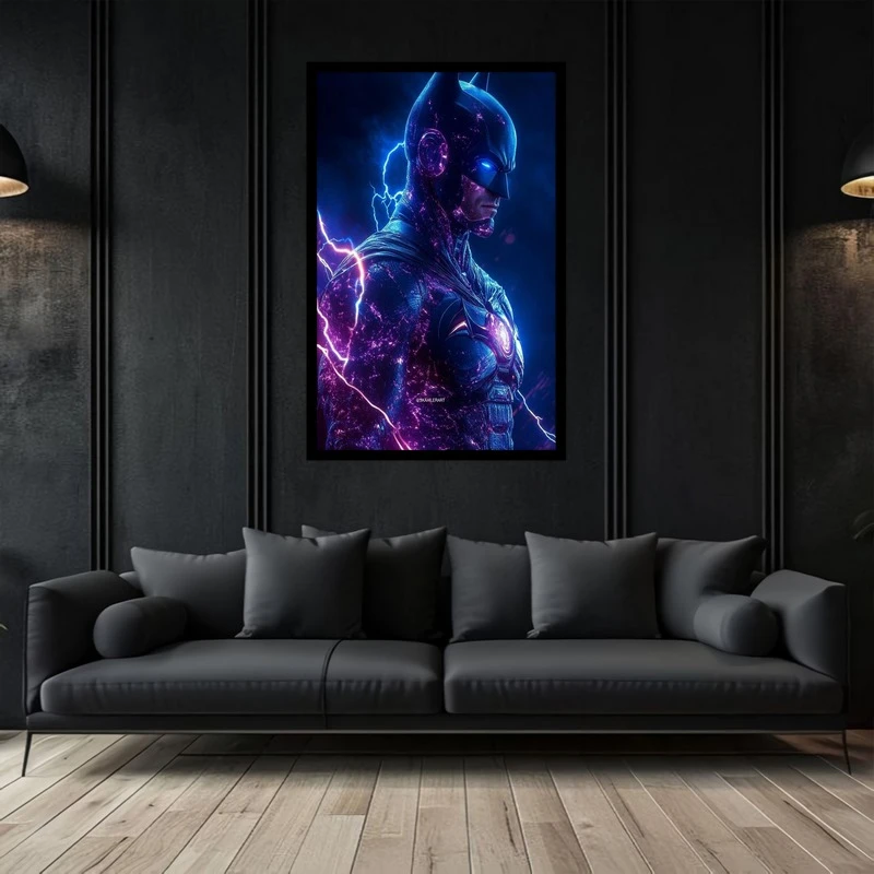 تابلو بکلیت طرح هنر دیجیتال شخصیت سینمایی بتمن مدل B-bu2903