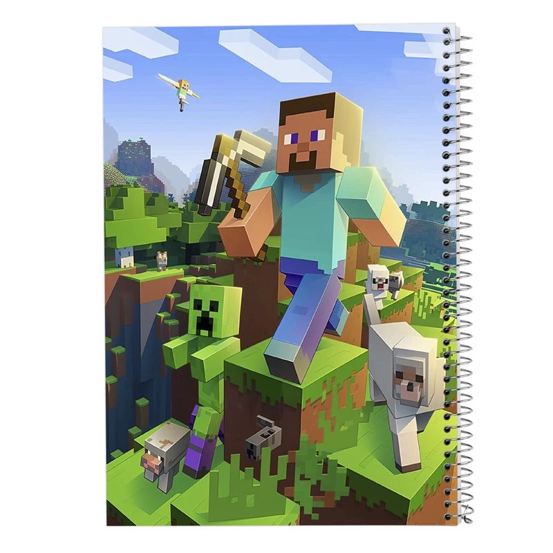 دفتر ژورنال نویسی 50 برگ مدوپد مدل نقطه ای طرح ماینکرفت minecraft کد DF14016