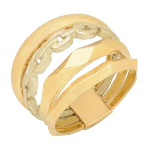 انگشتر طلا 18 عیار زنانه طلای مستجابی مدل پورتوفینو کد 670197