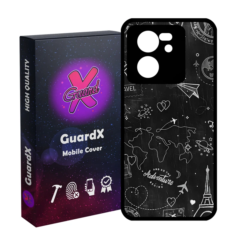 کاور گارد ایکس طرح سفر مدل 10778 مناسب برای گوشی موبایل شیائومی 13T/13T Pro/Redmi K60 Ultra