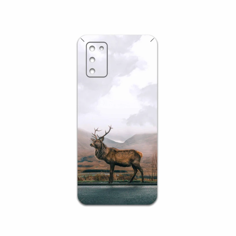 برچسب پوششی ماهوت مدل Horned-Deer مناسب برای گوشی موبایل سامسونگ Galaxy A03S