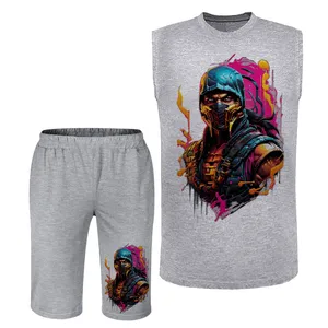 ست تاپ و شلوارک مردانه مدل مبارز A496