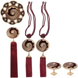 ملزومات پرده مدل PJ-102636 مجموعه 5 عددی