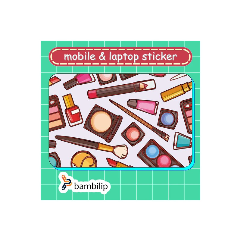 استیکر بامبیلیپ مدل کارت عابر طرح لوازم آرایش و عطر کد 6640305