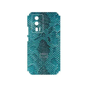 MAHOOT Blue Snake Skin Cover Sticker for Xiaomi Poco F5 Pro