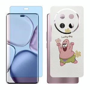 Glass Together model matte anti bluescreen protector suitable for Honor X9c mobile phone with back cover sticker