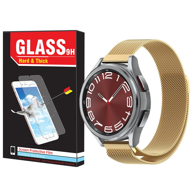 بند هارد اند تیک مدل Milanese مناسب برای ساعت هوشمند سامسونگ Galaxy Watch 6 Classic 47mm