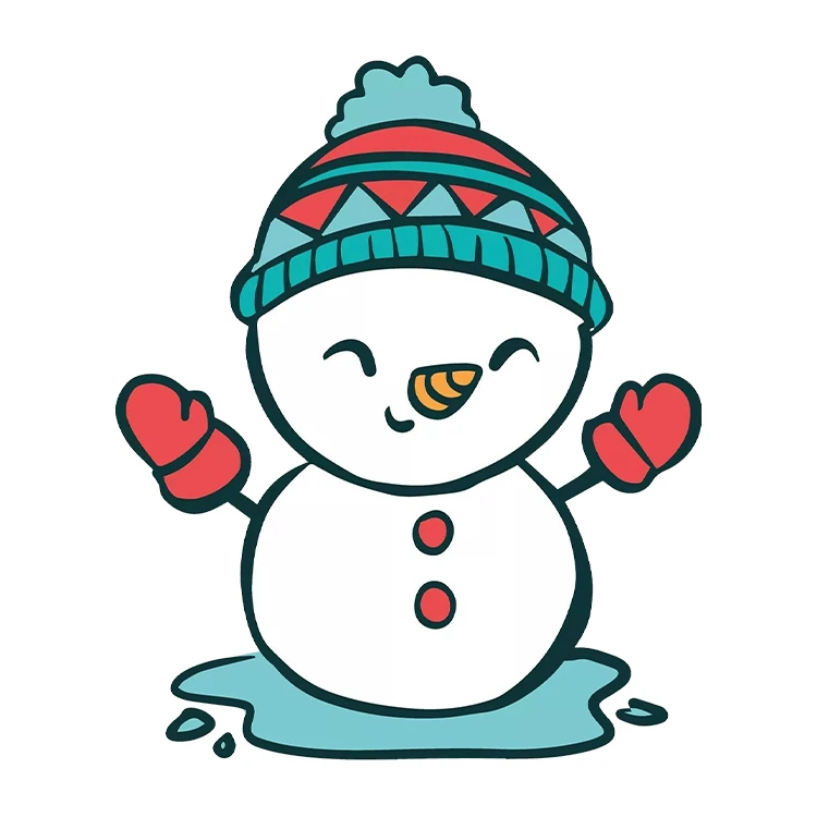 استیکر پارچه و لباس پاد آفرین مدل کریسمس طرح بابانوئل کد S3201