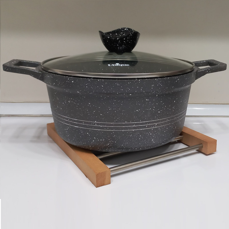زیرقابلمه ای مدل چوبی استیل 23x21