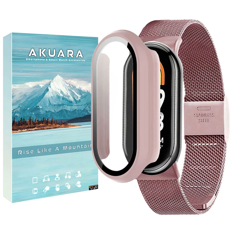 بند آکوآرا مدل Milanese SG GRDH مناسب برای مچ‌بند هوشمند شیائومی Mi Band 8