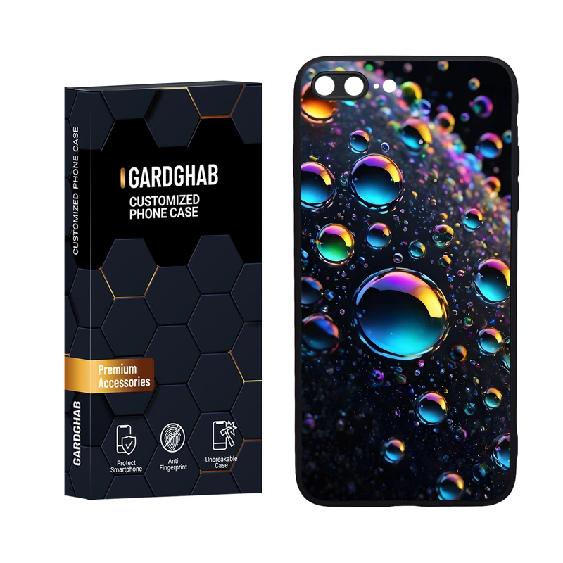 کاور گارد قاب مدل دورژله ای ساده مناسب برای گوشی موبایل اپل iPhone 7 Plus / 8 plus
