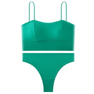 ست نیم تنه و شورت ورزشی زنانه مدل لندی اسپرت پشت باز کد G919