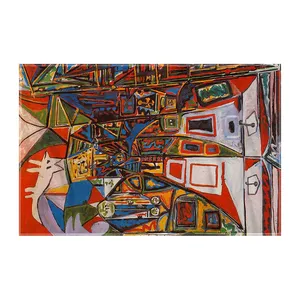 کاغذ کادو ترمه طراحان ایده مدل لاس منینا از پیکاسو کد art0342