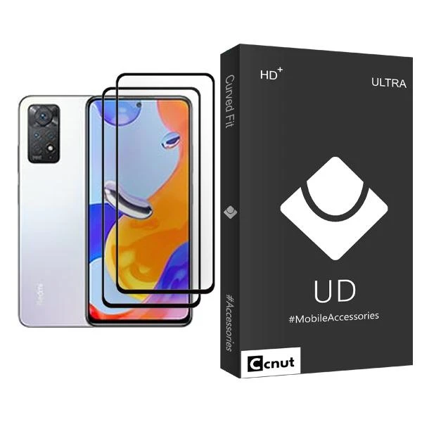 محافظ صفحه نمایش کوکونات مدل UDB Ultra MIX002 مناسب برای گوشی موبایل شیائومی Redmi Note 11 Pro بسته دو عددی