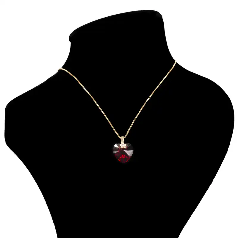 گردنبند زنانه ژوپینگ مدل قلب کد 2081203