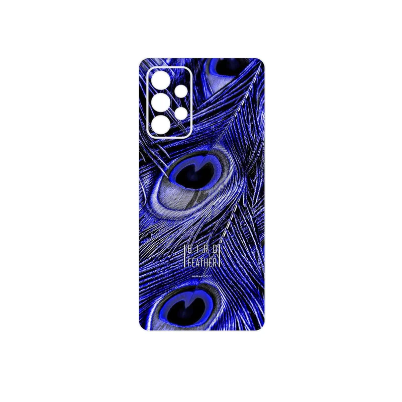 برچسب پوششی ماهوت مدل Purple Feather مناسب برای گوشی موبایل سامسونگ Galaxy A53 5G