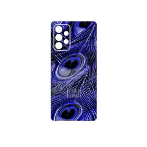 MAHOOT Purple Feather Cover Sticker for Samsung Galaxy A53 5G